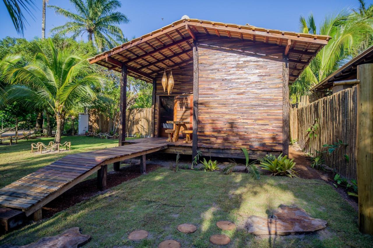 Cabana Fluir - Taipu De Fora - Peninsula De Marau บาร์ฮากรังจิ ภายนอก รูปภาพ